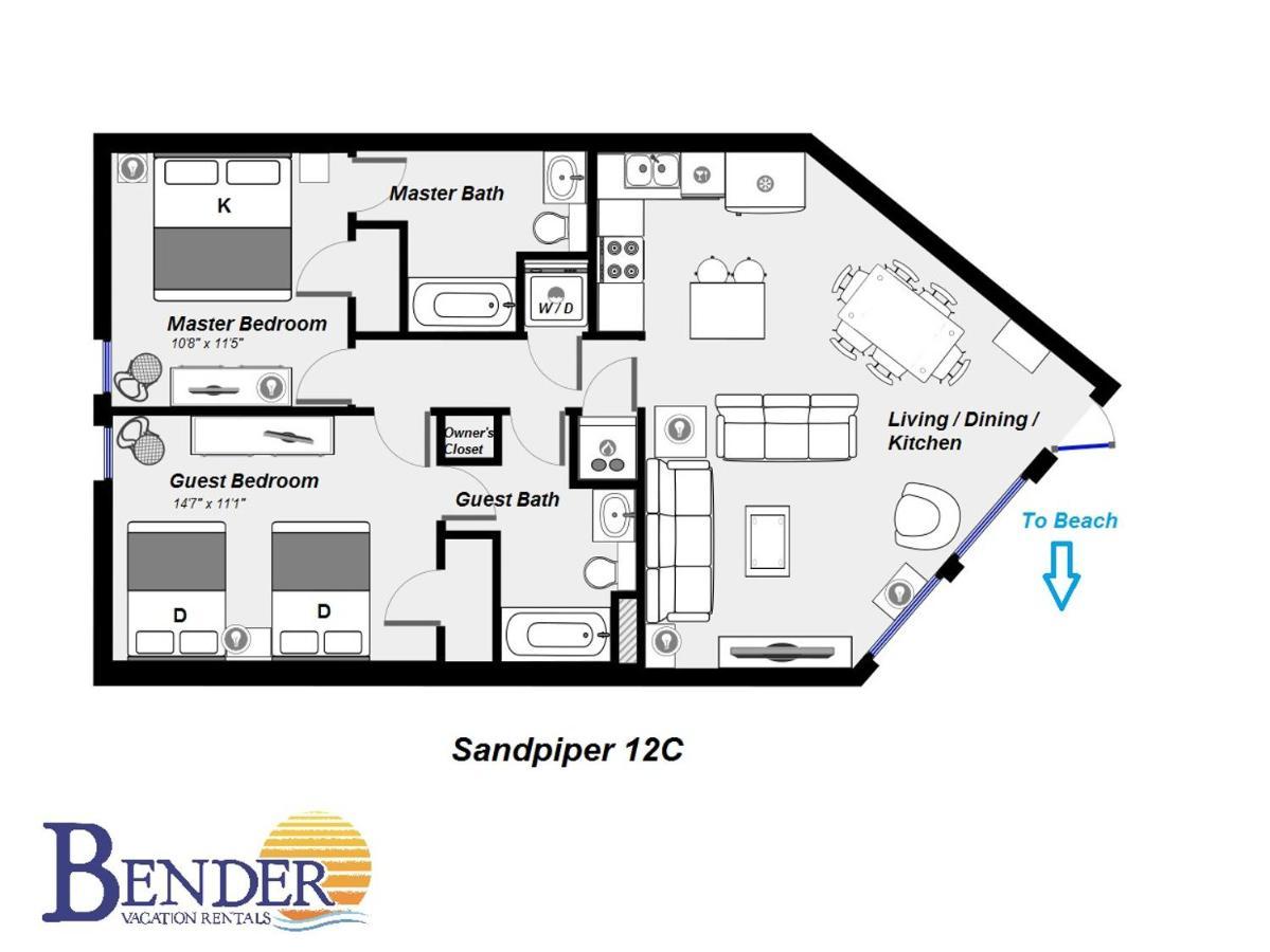 Sandpiper 12C Villa Gulf Shores Exterior photo